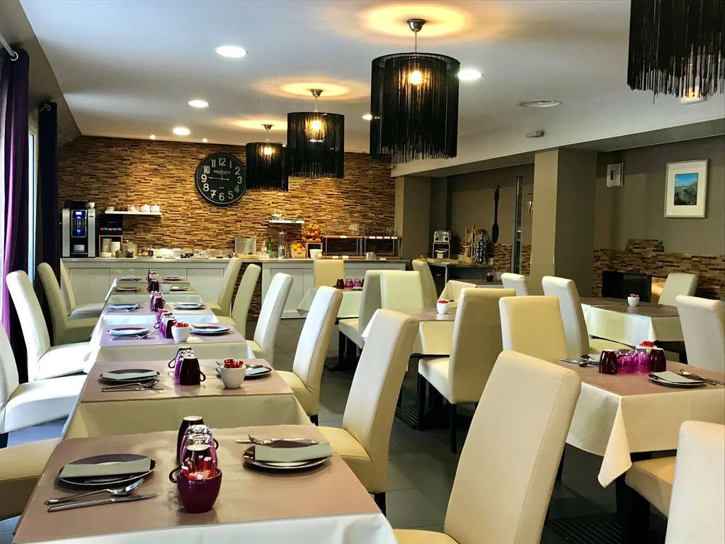 Hotel Best Western La Mare O Poissons Ouistreham Restoran fotoğraf